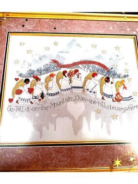 Go Tell It On The Mountain Cross-Stitch Pattern By June Grigg Designs